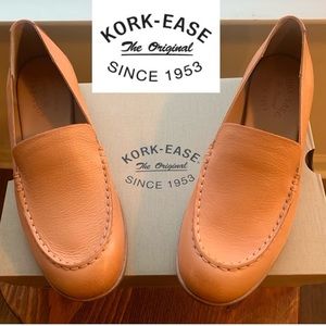 Kork-ease Orange/tan loafers New with box  Size 8.5